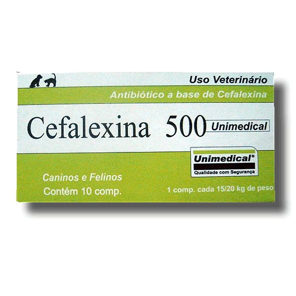 Cefalexina 500mg 10 comp Unimedical